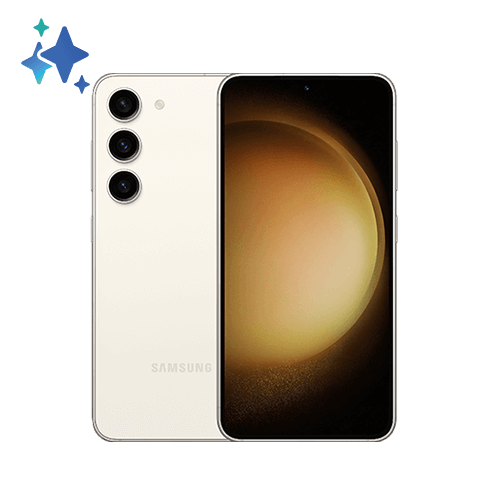 Samsung Galaxy S23 5G išmanusis telefonas 128 GB Cream 1 img.