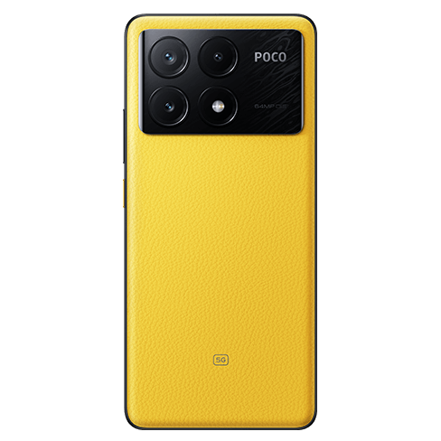 Poco X6 Pro 5G išmanusis telefonas (Atidaryta pakuotė) 12+512 GB Yellow 2 img.