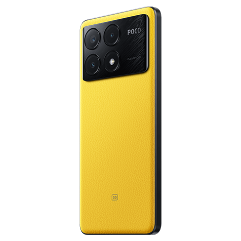 Poco X6 Pro 5G išmanusis telefonas (Atidaryta pakuotė) 12+512 GB Yellow 5 img.