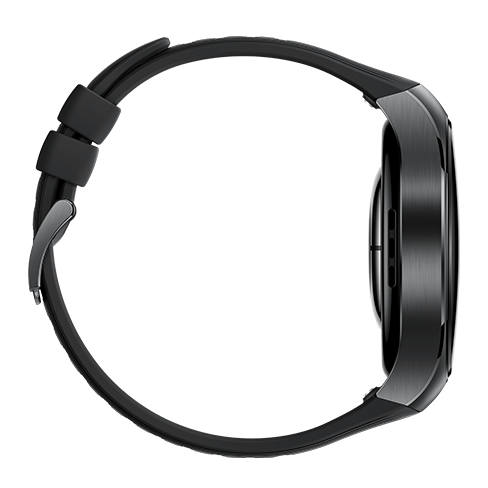 Huawei Watch 5 LTE Stainles Steel išmanusis laikrodis 46 Black Fluoroelastomer Strap 6 img.