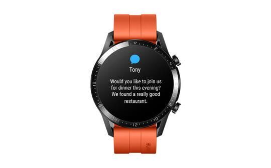 Huawei Watch GT2 42mm išmanusis laikrodis Gold internetu