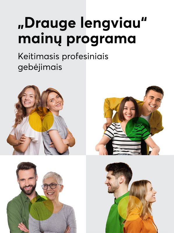 Drauge lengviau mainų programa - klausimams, dalijimuisi, bendravimui