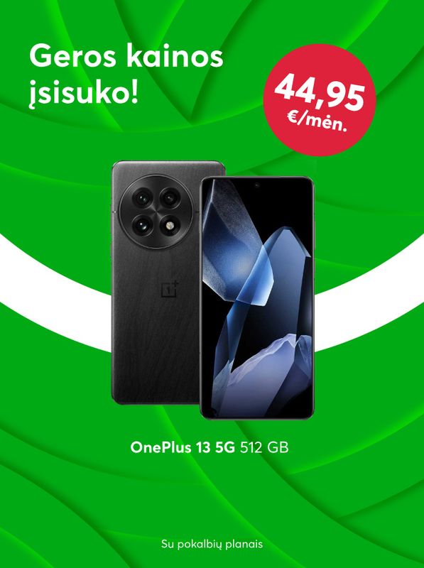 Geros kainos įsisuko! OnePlus 13 512gb 