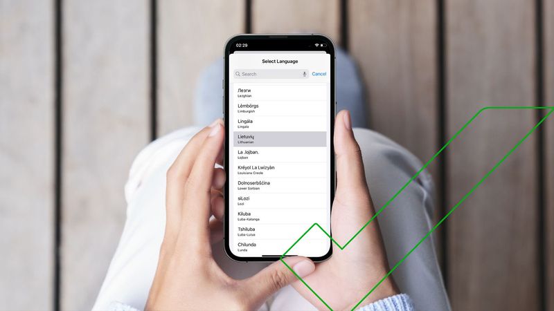 Kaip „iPhone“ telefone nustatyti lietuvių kalbą?