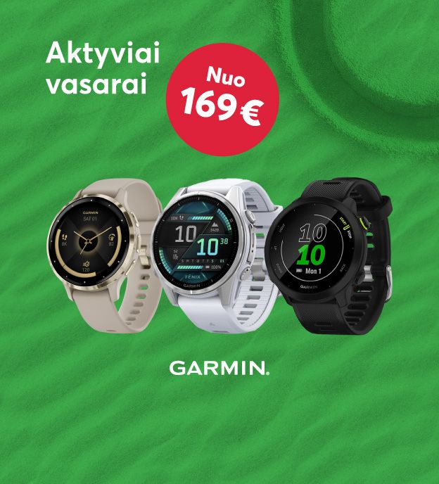 Garmin laikrodžiai nuo 169eur