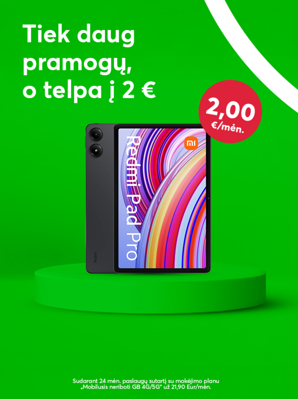 Tiek daug pramogu o telpa į 2 eurus