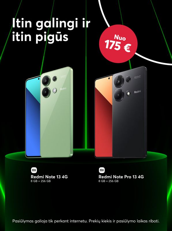 Itin galingi ir itin pigūs - Xiaomi telefonai vos nuo 175 eurų
