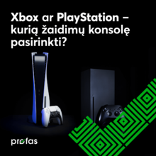 Xbox ar PlayStation kuri aidim konsol pasirinkti Bit Lietuva