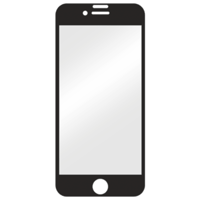 Apple iPhone 6 Plus/6S Plus/7 Plus/8 Plus aizsargstikliņš (Displex Real Glass 3D Black) | Bite