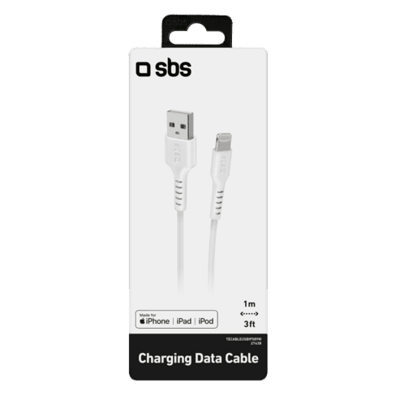 Data Cable Usb 2.0 To Apple Lightning 1m By SBS | BITĖ