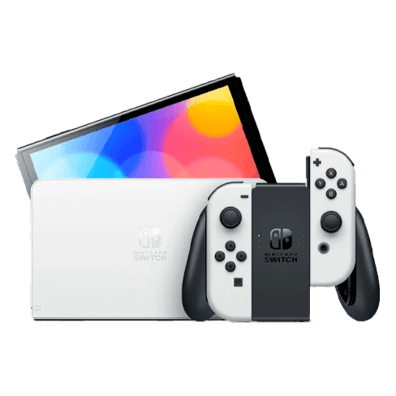 Nintendo Switch + Joy-Con White	| BITĖ