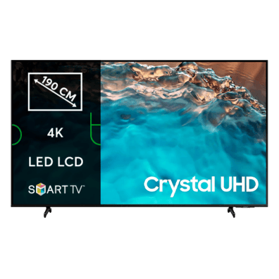 Samsung 75" 4K UHD Smart TV BU8000 (UE75BU8072UXXH) | BITĖ