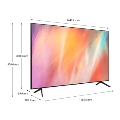 Samsung 65" UHD 4K Smart TV AU7092 (UE65AU7092UXXH) | BITĖ