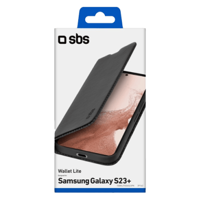Samsung Galaxy S23+ Wallet Lite Case By SBS Black | BITĖ 2
