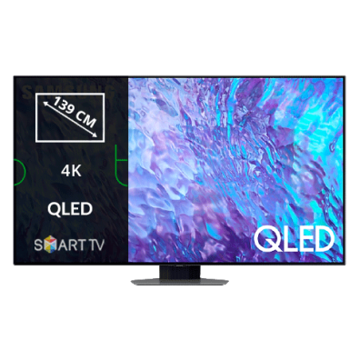 Samsung 55" QLED Q80C 4K UHD Smart TV QE55Q80CATXXH | BITĖ 1