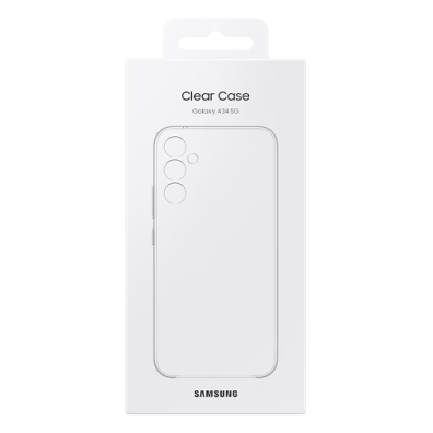 Samsung Galaxy A34 Clear Cover Transparent | BITĖ 2