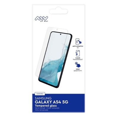 Samsung Galaxy A54 5G Tempered 2D Screen Glass By My Way Transparent | BITĖ 1