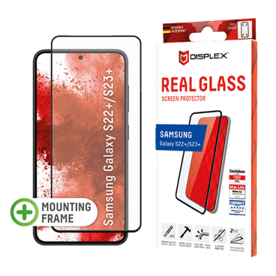 Samsung Galaxy S22+/S23+ Full Cover 3D Glass By Displex Black | BITĖ 2