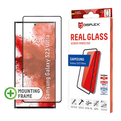 Samsung Galaxy S23 Ultra Full Cover Real 3D Glass By Displex Black | BITĖ 2