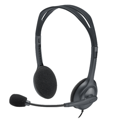 Logitech Stereo H111 Headset Grey (981-000593) | BITĖ 1