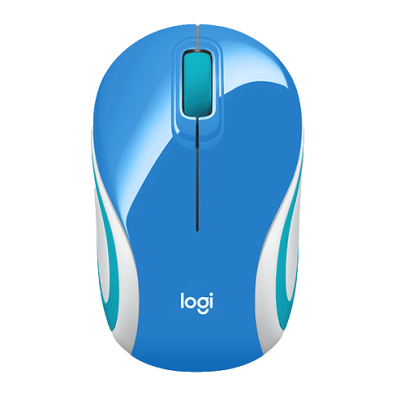 Logitech USB Optical Wireless M18 Mouse Blue (910-002733) | BITĖ 1