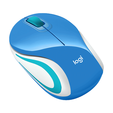 Logitech USB Optical Wireless M18 Mouse Blue (910-002733) | BITĖ 2