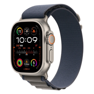 Apple Watch Ultra 2 GPS + Cellular 49mm Titanium Case with Olive Alpine Loop - Small | BITĖ