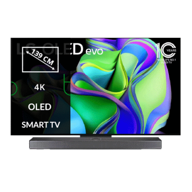 LG 55" OLED 4K UHD evo C3 Smart TV 2023 OLED55C31LA	| BITĖ 1