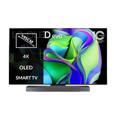 LG 77" OLED 4K UHD evo C3 Smart TV 2023 OLED77C31LA	| BITĖ 1