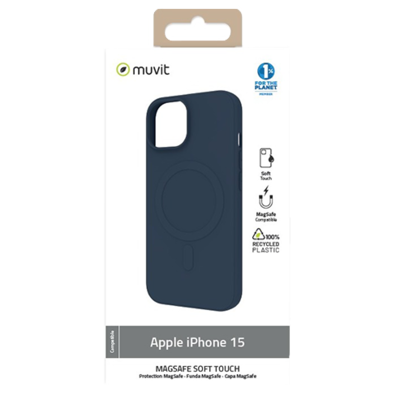 Apple iPhone 15 MagSafe Soft Touch Cover By Muvit | BITĖ 1