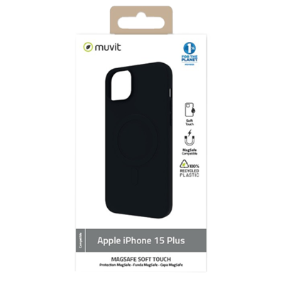 Apple iPhone 15 Plus MagSafe Soft Touch Cover By Muvit | BITĖ 1
