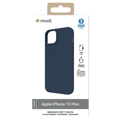 Apple iPhone 15 Plus MagSafe Soft Touch Cover By Muvit | BITĖ 1