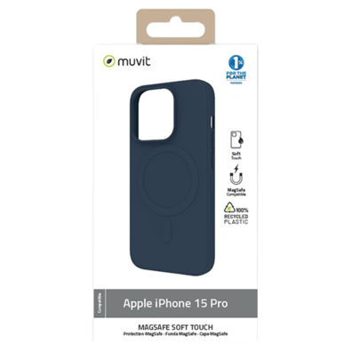 Apple iPhone 15 Pro MagSafe Soft Touch Cover By Muvit | BITĖ 1