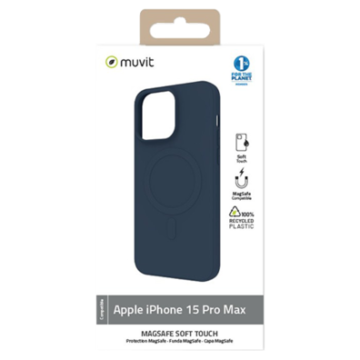 Apple iPhone 15 Pro Max MagSafe Soft Touch Cover By Muvit | BITĖ 1