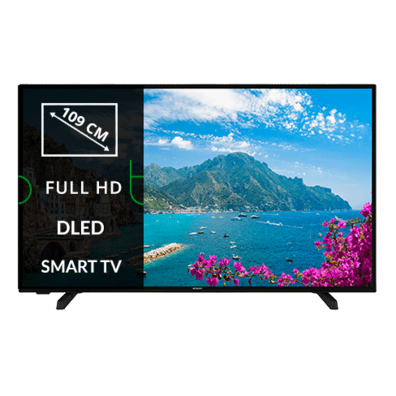 (Ret) Hitachi 43” DLED HD Smart TV 43HAE4351 | BITĖ 1