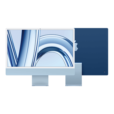 iMac 24" 4.5K Retina Apple M3 8C CPU 8C GPU/8GB/256GB SSD/Silver/RUS (MQR93RU/A) | BITĖ