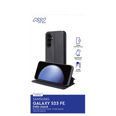Samsung Galaxy S23 FE Folio Case By My Way Black | BITĖ