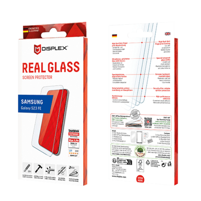Samsung Galaxy S23 FE Real 2D Glass By Displex Transparent | BITĖ