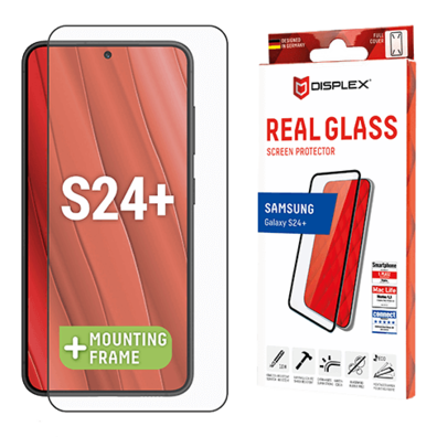 Samsung Galaxy S24+ Full Cover 3D Glass By Displex Black	| BITĖ