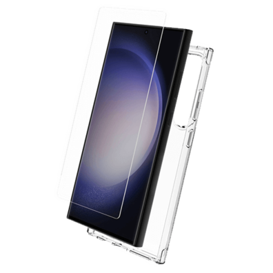 Samsung Galaxy S24 ULTRA Pack Soft Cover+2D Screen Glass By My Way Transparent | BITĖ
