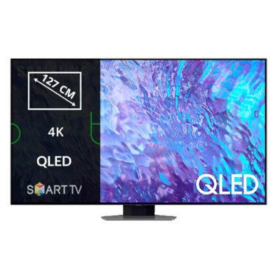 Samsung 50" QLED Q80C 4K UHD Smart TV QE50Q80CATXXH | BITĖ 1