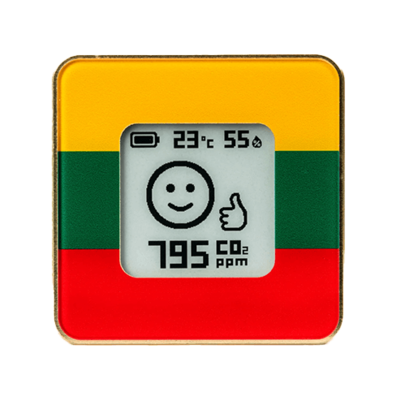 Smart Home Air Quality Sensor Airvalent Lithuanian Flag | BITĖ 1