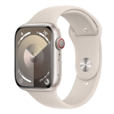 (Ret) Apple Watch Series 9 GPS+LTE 45mm Starlight Aluminium Case with Starlight Sport Band - M/L (MR | BITĖ 2
