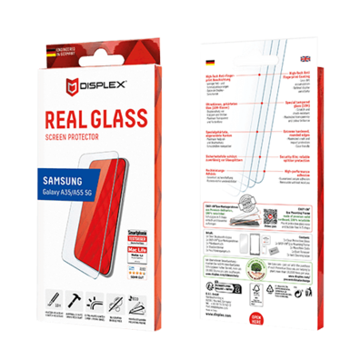 Samsung Galaxy A55 5G Case + Real 2D Glass By Displex | BITĖ 1