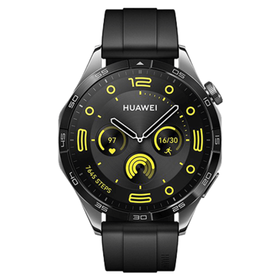 Huawei Watch GT4 46mm Black Fluorelastomere | BITĖ 1
