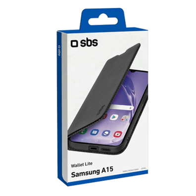 Samsung Galaxy A15 5G Wallet Lite Case Black | BITĖ 2