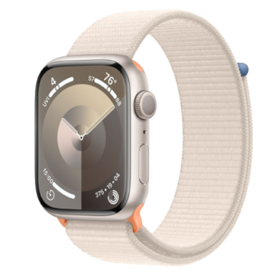 (Ret) Apple Watch Series 9 GPS+LTE 45mm Starlight Aluminium Case with Starlight Sport Loop (MRMA3ET) | BITĖ 2