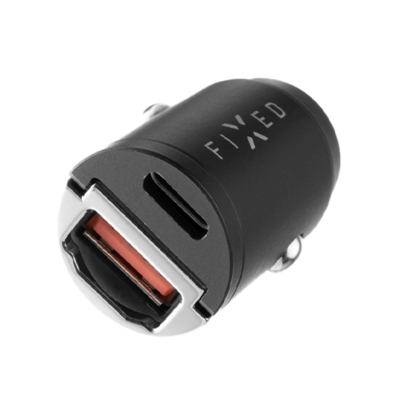 Car Charger USB-C/USB 30W By Fixed Black | BITĖ 2