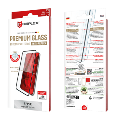 Apple iPhone 16 Pro Max Real Screen Glass FCAR By Displex Transparent | BITĖ 1