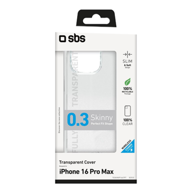 Apple iPhone 16 Pro Max Skinny Cover By SBS Transparent | BITĖ 2